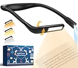 Buch Leselampe Hals LED Buchlampe: 3 Farben Leselampe Bett Stricklampe zum...