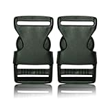 BOB-KRAFT - 2 x 30mm Steckschnalle, Steckverschluss, Kunststoff Klickverschluss,...