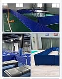Tischtennis-Zaun 5 Stück 10 Stück Tischtennisplatz-Absperrung, 140 Cm 200 Cm Lange...