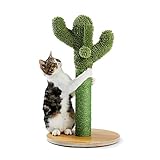 PAWZ Road Kratzbaum, Kaktus Katzenbaum, Sisalseil Kratzstamm, Feines Spielzeug...