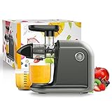 ANGEL INTERIOR Slow Juicer – Profi Entsafter [150W] für Obst und Gemüse –...