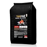 Tanoshi Koifutter - Color Plus - 3mm 13,5 kg | Schwimmendes Hauptfutter für Intensive...