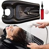 Aufblasbare Waschbecken,Mobiles Waschbecken Haare Waschen,Haarwaschbecken für...