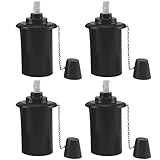 Dekorative Taschenlampen-Aufbewahrungsbox – 4 Stück Behälter für Außenfackeln –...