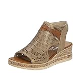 Remonte Damen Schaftsandalen D3075, Frauen Sandalen,Freizeitschuhe,offene...