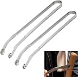2 Pcs BBQ Sausage Turning Tongs For Cooking, BBQ Wurst Drehzange, Grillzange Aus...