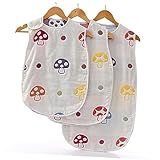SAFIGLE Kinderschlafsack für Babydecke Pilz Wickeln neugeboren