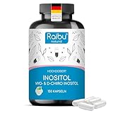 Inositol Kapseln, 2120mg Myo Inositol & D-Chiro pro Tag - Mit Vitamin B6,...