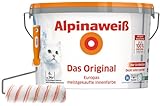 Alpinaweiß Das Original – optimal deckende und ergiebige weiße Wandfarbe – mit...
