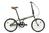 FabricBike Klappfahrrad, Alu-Rahmen, Single Speed, klapprad 20 Zoll, Folding, klapp...