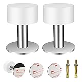GZkushi 2 Stk Türstopper Wand, 304 Edelstahl Türstopper Selbstklebend, für...