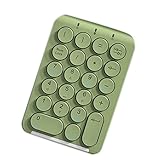 MABSSI Kabelloser Nummernblock, Bluetooth-Nummernblock, Runde Tastenkappen, Numpad 22...