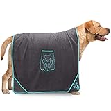 Pfoten Meister® Hundehandtuch extra saugfähig & schnelltrocknend - Premium XXL...