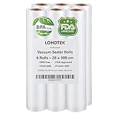 LOHOTEK Vakuumiergerät Profi- Folienrolle, Vakuumierer geeignet für alle...