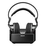 Sony MDR-RF855RK Traditionelles digitales UHF-Headset, schwarz, uni