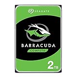 Seagate Barracuda 2TB interne Festplatte HDD, 3.5 Zoll, 7200 U/Min, 256 MB Cache, SATA...