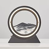 ZHENHUAN Fließende Sandmalerei Kinetischer Sand Glas Set Schreibtisch Dekoration 3D...