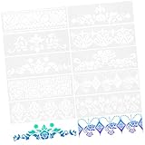 Alipis Vintage Schablonenset Pet Wiederverwendbare Wandmalerei Schablonen für...