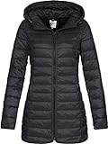 ONLY Damen Jacke Steppmantel Tahoe Coat (18) Kapuze 15156570 Black L