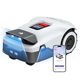 ANTHBOT Genie 600 Rasenmäher Roboter ohne Begrenzungskabel, Intelligenter Mähroboter mit...