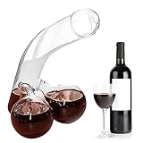 Lustiger Dekanter Whisky Karaffe Set, Dekanter Rotwein Einzigartiger Glasbehälter für...