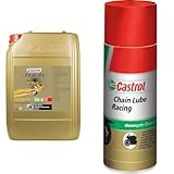 Castrol POWER1 4T 10W-40, 20 Liter + LUBE RACING, 400 ml