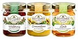 Breitsamer Honig Dreierlei 3 x 67g - Waldhonig, Sonnenblumenhonig und Lindenhonig - Drei...