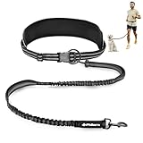 Philorn Joggingleine Hunde, Freihändig Laufleine, Bauchgurt Hundeleine zum...