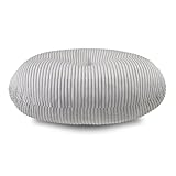 sleepling Bodenkissen grau 60 cm, Cord Meditationskissen Yogakissen...