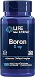 Life Extension Boron (Bor), 3mg, mit Vitamin B2, 100 vegane Kapseln, Laborgeprüft,...