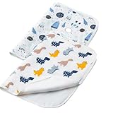 2 Stück Baby Wickelunterlage, Waschbar Säugling Wickelunterlage für Babys und...