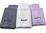 Crafty Cloth 6-teiliges Handtuch-Set für Gesicht, Körper und Po | sanfte Reinigung und...