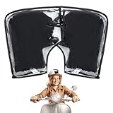 Winter-Motorradhandschuhe - wasserdichte Handwärmer Schneemobil-Lenkerhandschuhe - Warme...