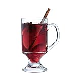 Arcoroc ARC 11874 Irish Coffee Kaffeeglas mit Henkel, 290ml, Glas, transparent,...
