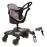 Eichhorn Cozy C-Rider Geschwisterboard mit Sitz und Spiel-Lenkrad für Kinder ab...