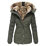Holywim Parka Mantel Mädchen Longsleeve Jacken Winter Schlicht Parka Mantel Damen...
