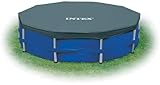 Intex 28031 Round Pool Cover - Poolabdeckplane - Ø 366 cm - Für Metal und Prism Frame...