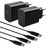 Schnellladegerät 25 W AVCE USB-Kabel C für Samsung S22 S23/S22 Plus/S22 Ultra/S21...