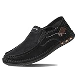 OutPro Herren Mokassins, Hochwertige Loafer & Slip-Ons, Bequeme Sommer Freizeitschuhe für...