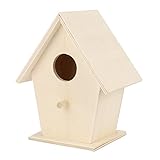 Rpporm Box Holz Box Haus DOX Bird Sonstiges Streufutterhalter (Khaki, One Size)