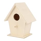 Rpporm Box Holz Box Haus DOX Bird Sonstiges Streufutterhalter (Khaki, One Size)