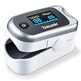 Beurer PO 40 Pulsoximeter, Messung von Sauerstoffsättigung (SpO₂), Herzfrequenz (Puls)...