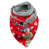 Winterschal Damen Herbst Winter Weich Knopfschal Vintage Frauen Halstuch Muster Deckel...