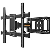 Perlegear TV Wandhalterung Schwenkbar Neigbar für 37-84 Zoll Flach & Curved...