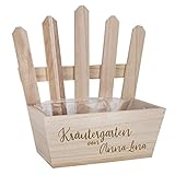 Herz & Heim® Geburtstags-Geschenk Pflanzkiste mit Personalisierung als Geschenkverpackung...