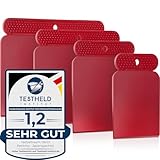 PETITONE Japanspachtel - 4tlg Premium Kunstoff Spachtel Set - Leicht zu reinigender...