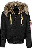 Alpha Industries PPS N2B Down Herren Langarm-Mantel Mantel Gr. S, Schwarz...