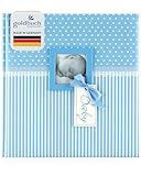 goldbuch 15802 Babyalbum mit Fensterausschnitt, Fotoalbum mit 58 weißen...