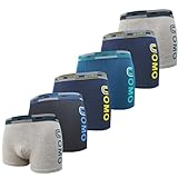 6er Pack Jungen Boxershorts Unterhose aus Baumwolle Größen 134-140 (134,_140,...