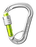 EDELRID Unisex – Erwachsene HMS Strike Screw FG Carabiner, Silver, one Size
